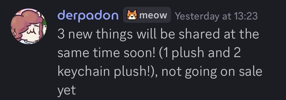 OSCMerchNews's tweet photo. 3 new things will be shared soon!! A plush and 2 keychain plushies, a first for https://t.co/ibHUINszfx!

Releasing on https://t.co/vySu1srcVo
Release unknown https://t.co/KQRGbeyAmf