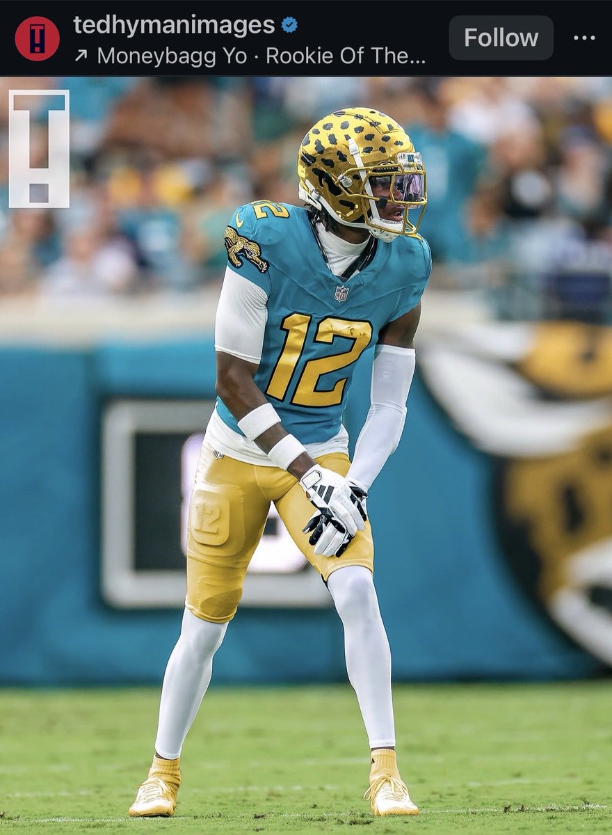 Or perhaps the Jaguars whip out a full-gold uniform? Love the edits, but I  think I'd pass (sorry fellow Color Rush fans) But maybe they'd consider a  lighter, more natural shade for