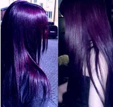 era meu sonho ter um roxo assim no cabelo