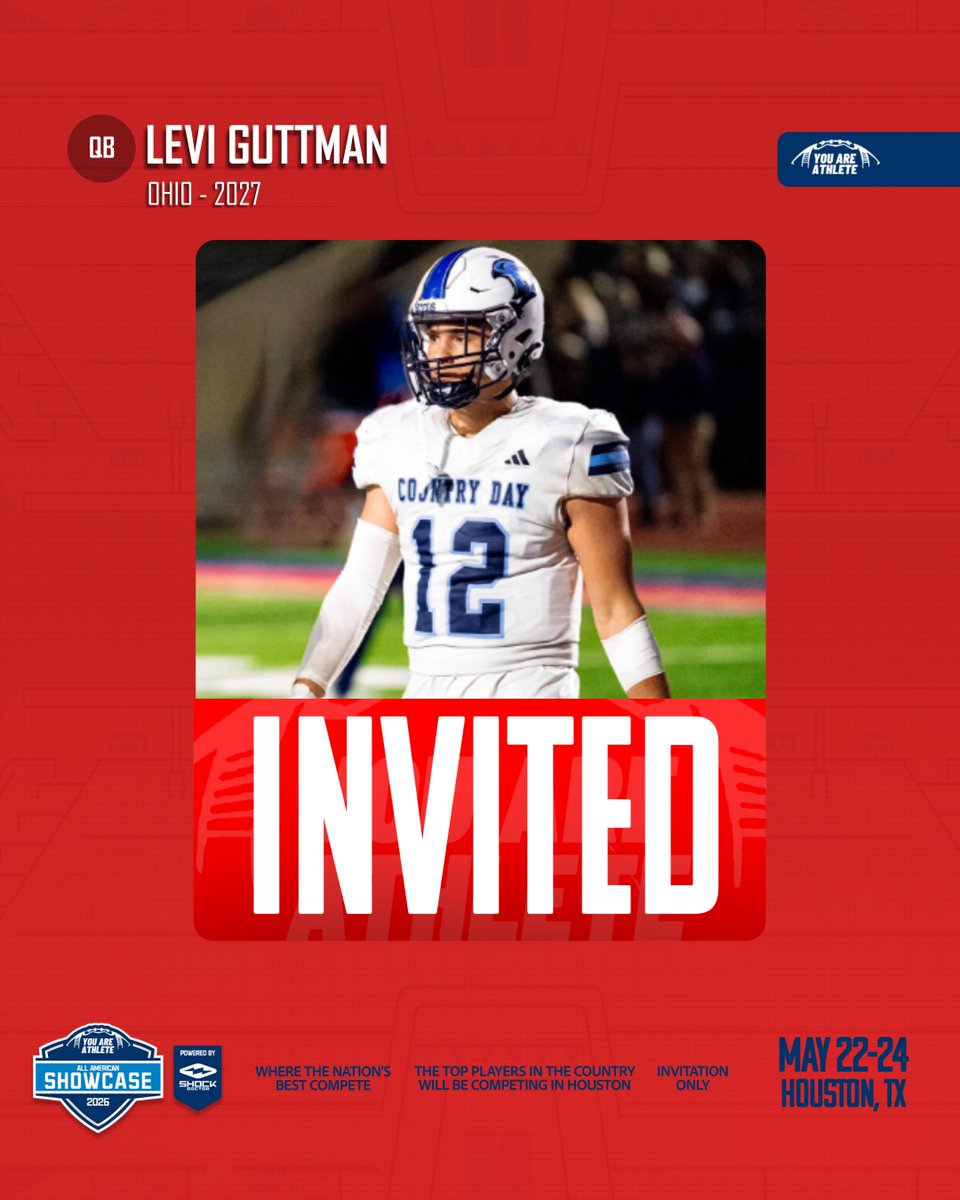Levi_Guttman's tweet photo. Honored to be invited out of the regional competitors to YAA’s All-American Showcase in Houston. Ready to compete! https://t.co/suAi0e6GmI
