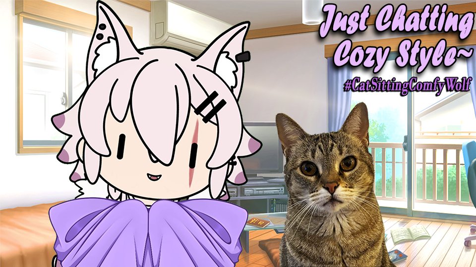 SaintSnakeCh's tweet photo. 🔴 LIVE in Just Chatting 🔴

How about we catch up and yap for a while~ but in very cozy, comfy and soft spoken relaxing time~?

Currently Cat Sitting at Brother Woof's haus, so let's keep it down and vibe together!!!

Can't wait to see you all! 🐺🌸

🌸Link in replies~!🌸 https://t.co/dJT4ApWcqV