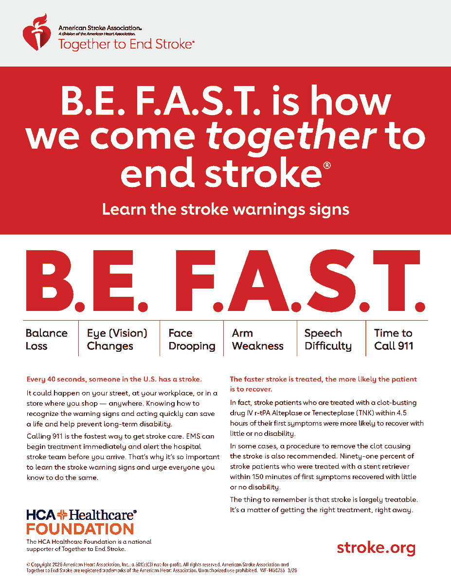 GAACP1's tweet photo. Every 40 seconds, someone in the U.S. has a stroke. The faster stroke is treated, the more likely the patient is to recover. #AmericanStrokeMonth https://t.co/xv2w1cdHBi