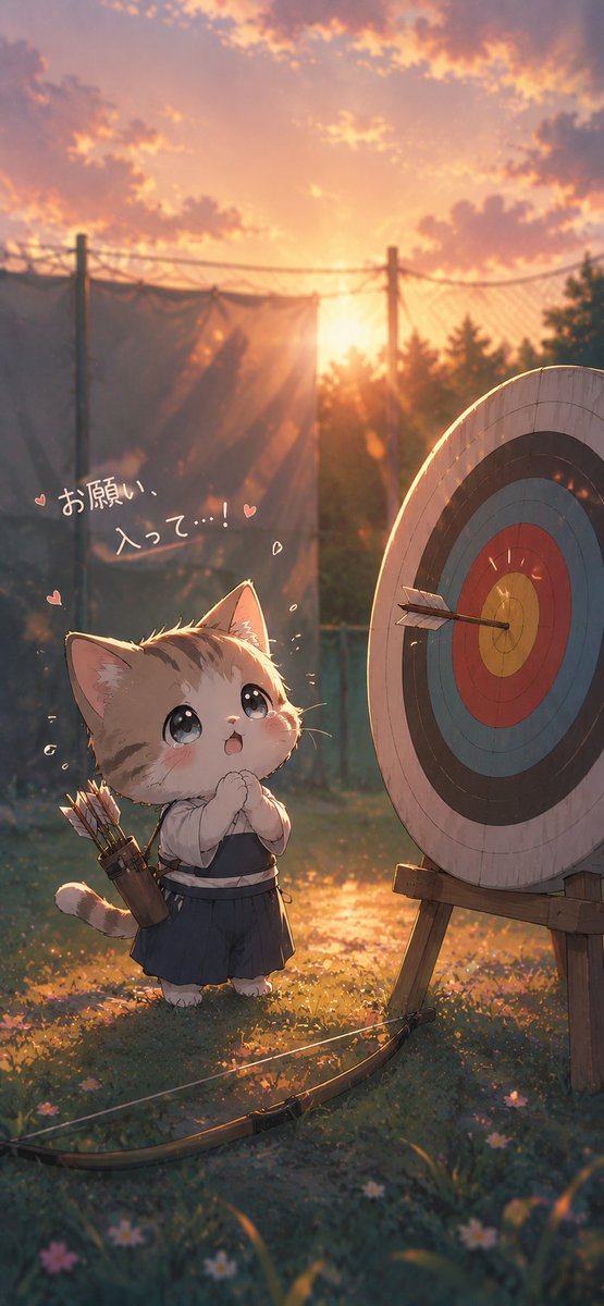 ArcheryNote's tweet photo. お願い、入って...！ https://t.co/teDv2LZy4h