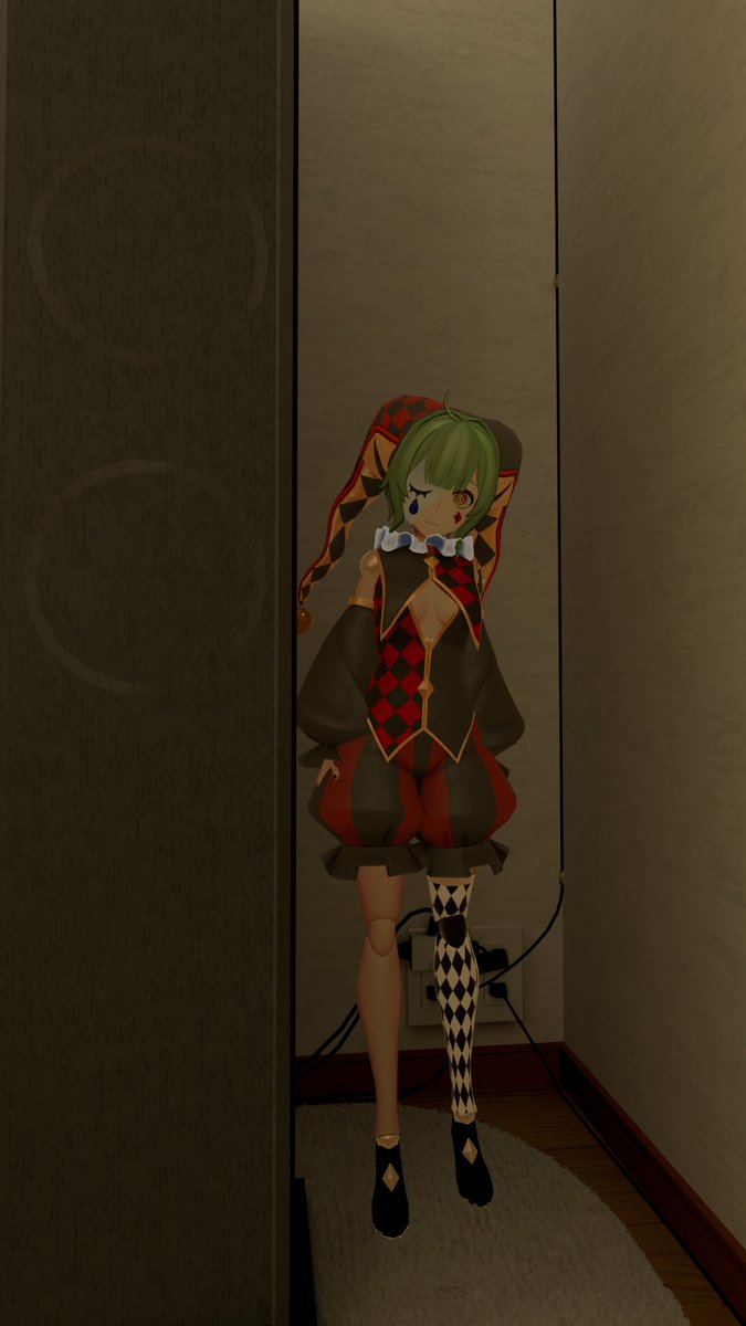 動かしてテストしたりしてた。
ちょっと色白すぎるか肌色よりは白の無機質ボディがいいかとか思案中