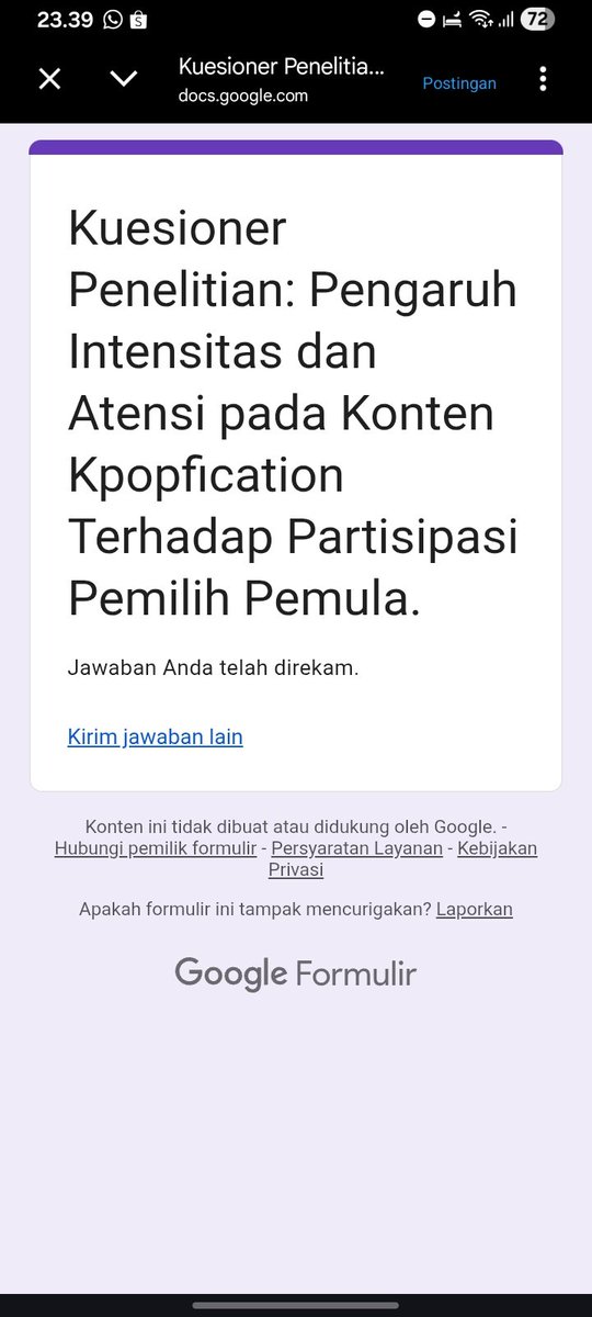 ri || barter kuesioner tweet media