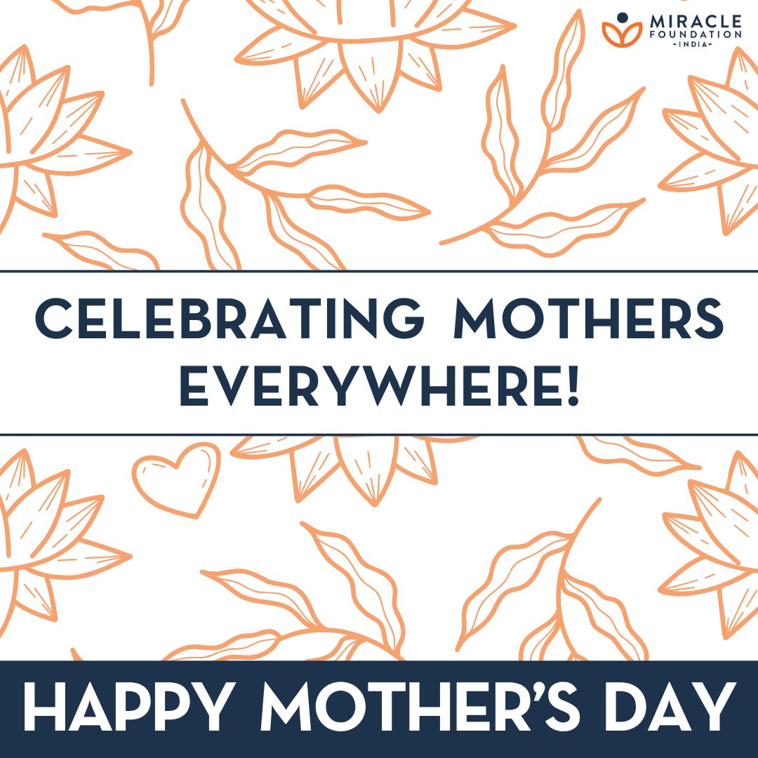 MFIndia's tweet photo. This #MothersDay, we celebrate the strength, love and courage of those who nurture and uplift children through every challenge, the ones who hold families together and stand as the quiet strength behind every child's dream. #HappyMothersDay

At Miracle Foundation India, we see how this kind of love and care shapes futures. Because every child deserves a steady hand, a nurturing home and the chance to belong. #AFamilyForEveryChild