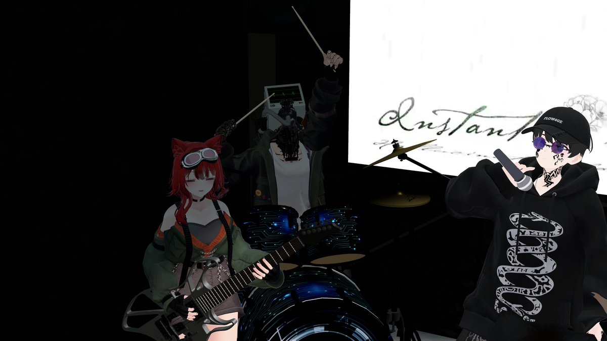 zig_skeleton's tweet photo. これはメカヘッド天才ドラマ―の写真
前のライブで手を挙げてるポーズ撮ったら喜んでくれてたのでいっぱい撮っておいた
#vr_sok #intal_vrc #RickLab https://t.co/2Lt41uVfdD