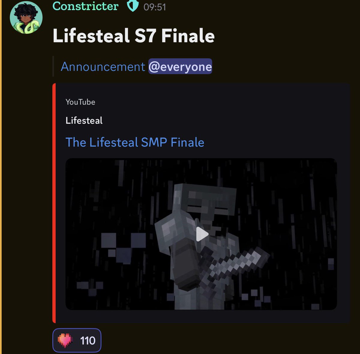 // lifesteal spoilers

HOLY PRINCESSPENGUIN FINALE VIDEO??????