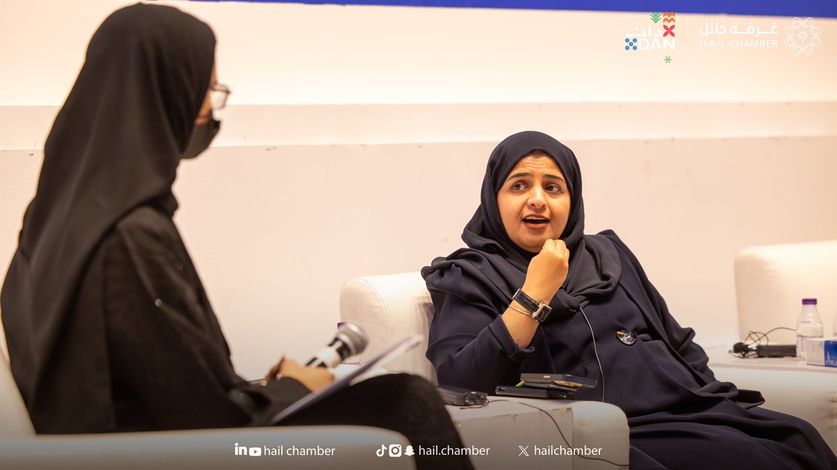hailchamber's tweet photo. #يحدث_الآن |

انطلاق الجلسة الحوارية الثالثة "الاستثمار المستدام والنمو" ضمن #ملتقى_رائدات_الأعمال 🎙️

جلسة تناقش فرص وتحديات الاستثمار المستدام، ودوره في دعم واستدامة قطاع الأعمال. https://t.co/6QOr2B3pNC