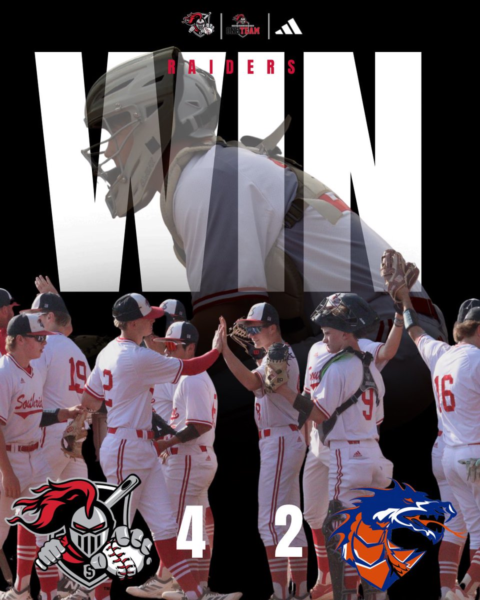Baseball went on the road and beat Silver Creek today! Go Raiders!