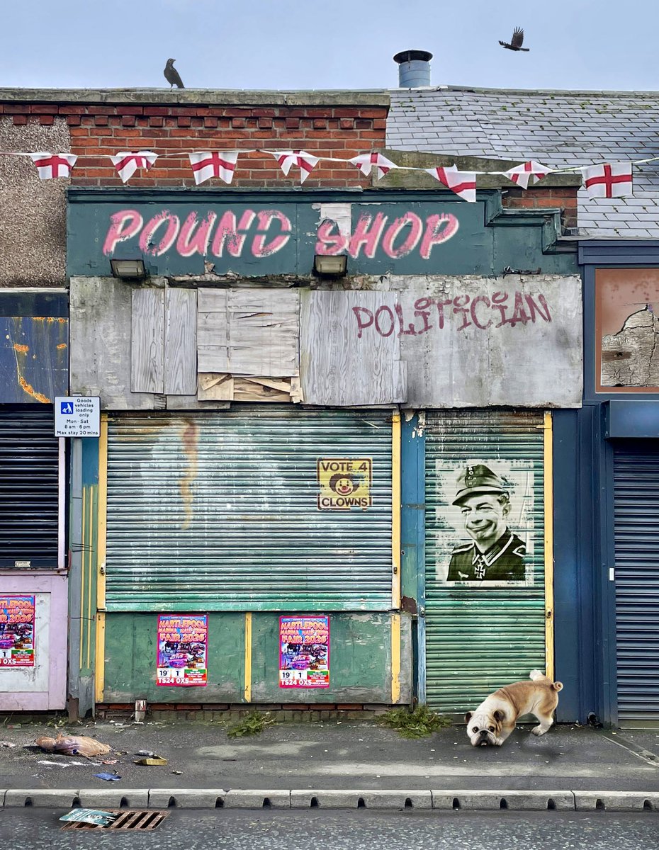 dbeattie22's tweet photo. ‘Pound Shop’ Is it just me, or is this country on a suicide mission? Pls, for the love of God, intervene… #Farage #UrbanDecay #CouncilElections #DocumentingBritain #UKPhotography https://t.co/5bVFArkTc6