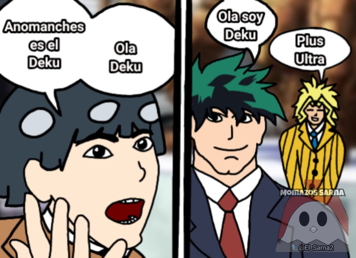 #MyHeroAcademia #IzukuMidoriya
Nuevo curi muchachos 🗣️🗣️🎉🎉

Así se sintió el encuentro entre el pelo hongo y el pelo brócoli en el 430 XD