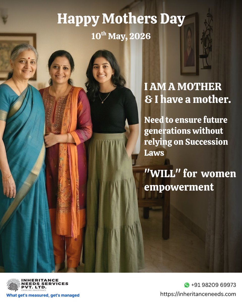 FuturePerfecr's tweet photo. Happy Mothers Day

#inheritance #estateplanning #succession #SuccessionPlanning #mothers_day #mothers_day_2026

@aria_india1 @SEBI_India @ICICIBank_Care https://t.co/Aj76WMxnyb