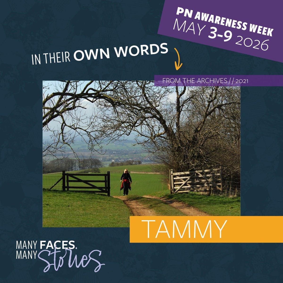 FoundationforPN's tweet photo. From the archives: Tammy’s journey with PN is a powerful reminder that connection heals. After years of uncertainty, she found hope, purpose, and joy by helping others. Sometimes, helping others helps us most. https://t.co/rCh4cNflhB #neuropathy https://t.co/qTicVoCPof
