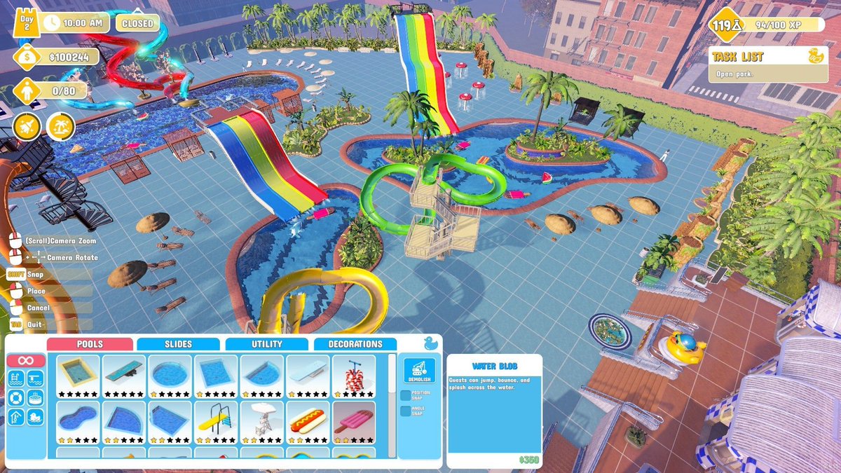 Waterpark Simulator EA 🏖️ 0.4 AVAILABLE NOW! tweet media