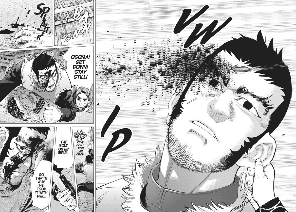 Shiroyaksha19's tweet photo. Golden kamuy is actually the greatest mahn https://t.co/pyf9TWdFRU