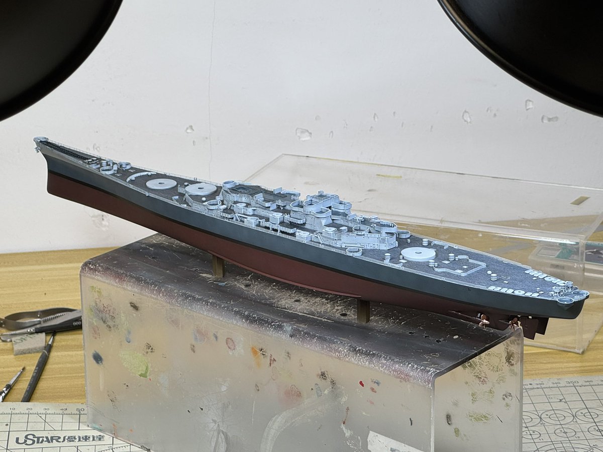 SHOKAKU_NANODAA's tweet photo. Install various outfitting items.

#scalemodel #艦船模型 #700艦船 #艦船 #船模 #模型製作 #軍事模型 #模型 #微縮模型 #modelwork #modeling #ships #shipmodel #militarymodel  #miniaturemodel #700スケモ #700scale  #modelship  #USN #modelshipbuilding #scalemodelling #shipmodel https://t.co/GbzF0FN5It