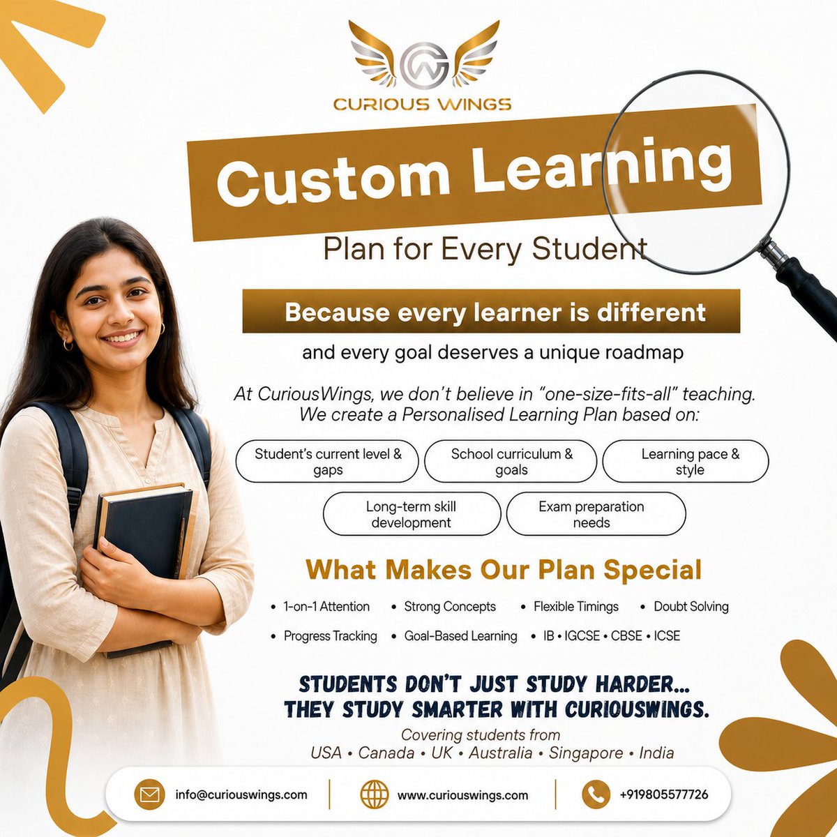 wings_curious's tweet photo. #CuriousWings #CustomLearningPlan #OnlineTutoring #PersonalizedLearning #StudySmart #EducationMatters #StudentSuccess #OneOnOneTutoring #ExamPreparation #ConceptClarity #LearningMadeEasy #GlobalTutoring #IBTutoring #IGCSETutoring #CBSETutoring #ICSETutoring #StudyAbroadSupport https://t.co/GMq5H1onEe