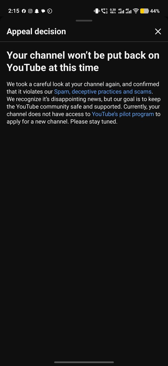 Theshakhs's tweet photo. @TeamYouTube Hello Team YouTube,
I understand my channel was removed due to spam and repetitive content. I may have uploaded multiple similar Shorts and possibly reused content without enough transformation. https://t.co/hLiv7mi6HO