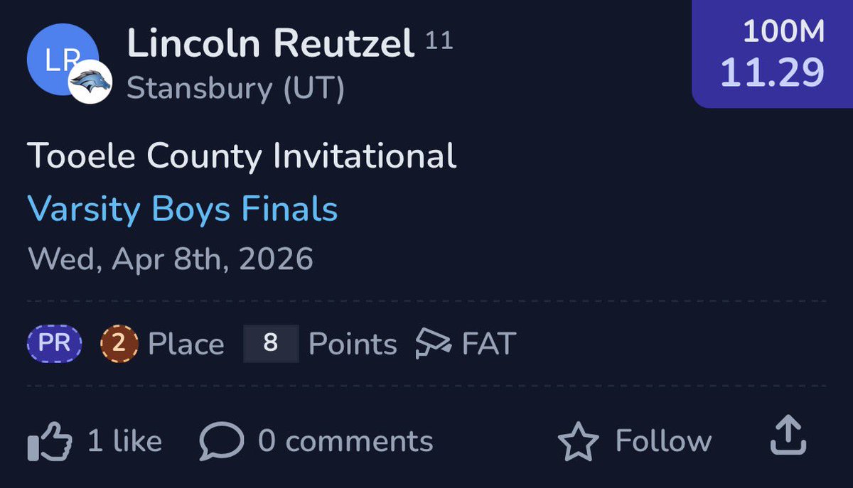 LincolnReutzel5's tweet photo. Junior Season
34 Rec 567 yards (17 ypc) 13 TD’s
3 INT’s 15 PBU 36 Tkls (25 Solo)
GPA: 4.0
ACT: 26
100m: 11.29
40yd: 4.56
Vert: 35.9”
Squat: 355
Bench: 255
Clean: 245
@CoachHuntSUU @CoachKyleSamson @CoachAnguayCWU @coachjonesWCU @JosteinClarkeWR @CoachHutton__ @CoachHucks https://t.co/6sQpgI3Ztc
