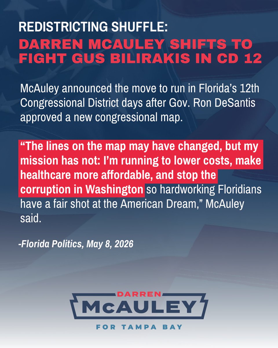 darrenforfl's tweet photo. Trump and DeSantis think they’re slick, trying to steal the election before a single vote is even cast.

But guess what — I’ve never backed down from a fight because things got tough. I assess. I adapt. I complete the mission. And that’s exactly what I’m doing now. https://t.co/NUx02tKyBL