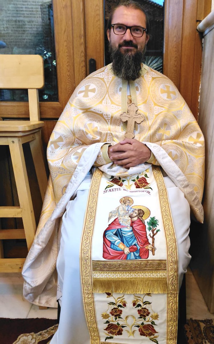 FChristopher77's tweet photo. Christ is Risen!

I thank you all from the bottom of my heart for the beautiful wishes and for the love you have shown me, though I do not deserve it. I feel overwhelmed by so many warm hearts and thoughts full of love on the occasion of the feast of the Holy Martyr Christopher.

May the Lord keep you all under His protection, and may Saint Christopher, the protector of travelers, accompany you on all the paths of life.

The least among hieromonks,
Christopher the sinner