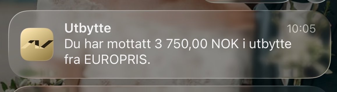 Med dagens utbytte i Europris har jeg nå fått tilbake 101% av investeringen i utbytte! 🤑🔥

Med dette blir Europris det 3 selskapet jeg har fått igjen hele investeringen i utbytte 🤩🤩

#fintwit
#utbytte