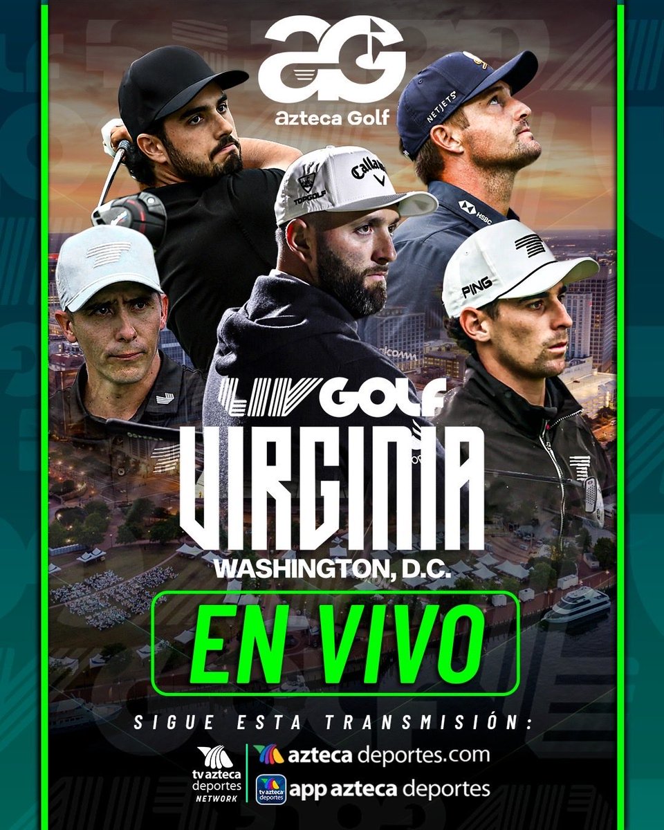 TVAztecaGolf's tweet photo. ¡Moving day! 💪🏌️‍♂️

Tercer día de actividad en LIV Golf Virginia, no pierdas detalle de ningún birdie 👇

🔴EN VIVO: https://t.co/MGKNyfeO02

#LIVGolfXAzteca https://t.co/hp0QCNrwPz