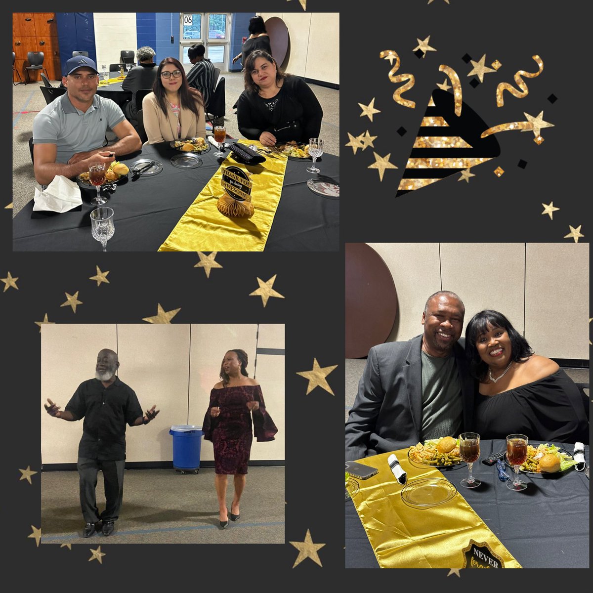 HoylandES's tweet photo. ✨A Night Just For You✨Hoyland Pioneer Staff Is Golden! Thank you to our fabulous PTO for hosting our teacher appreciation dinner and providing a special night of food and fun for our amazing Pioneer teachers. ✨✨ @SpringISD @SISD_Supe @PTOHoyland https://t.co/YJJOR97Cs7