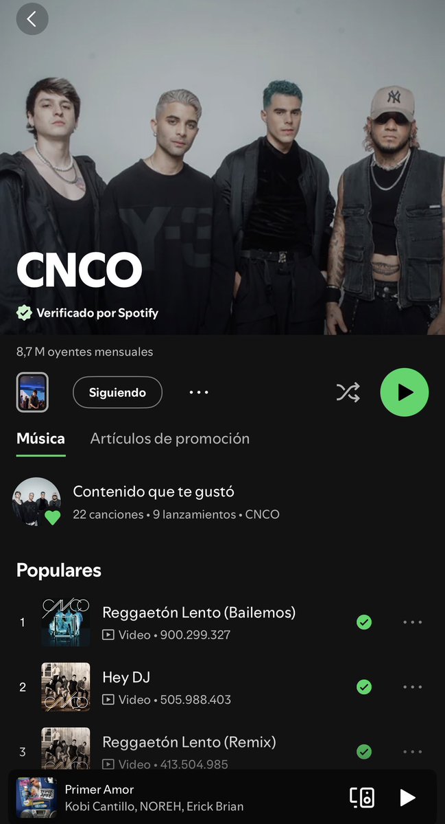leonela_1315's tweet photo. Reggaeton lento llego a los 900 millones de streams en spotify 🥳  dentro de unos meses cnco tendrá una canción dentro de la playlist billón club ahhhhh https://t.co/VtJuS0pOsl