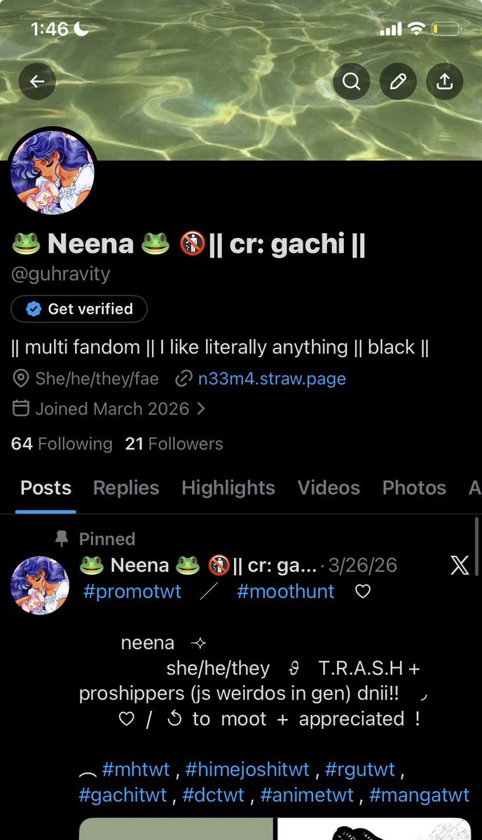 🐸 Neena 🐸 🚯|| cr: gachi + || tweet media