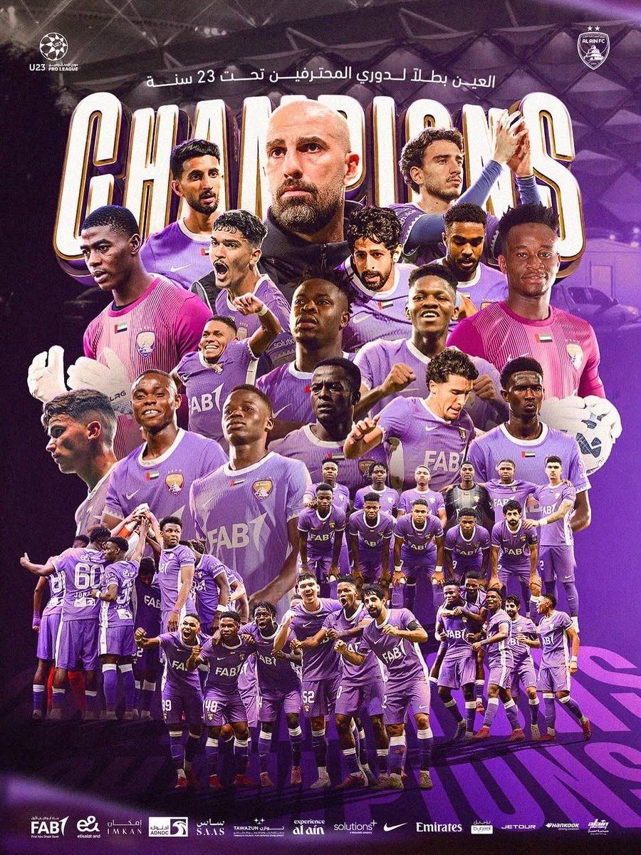 Essa_E9's tweet photo. نادي العين يسيطر عالدوري بجميع المراحل ،
مستقبل واعد 💜، موسم تاريخي للزعامة 👏🏽
#AlAinFC https://t.co/BikPqtrbSP
