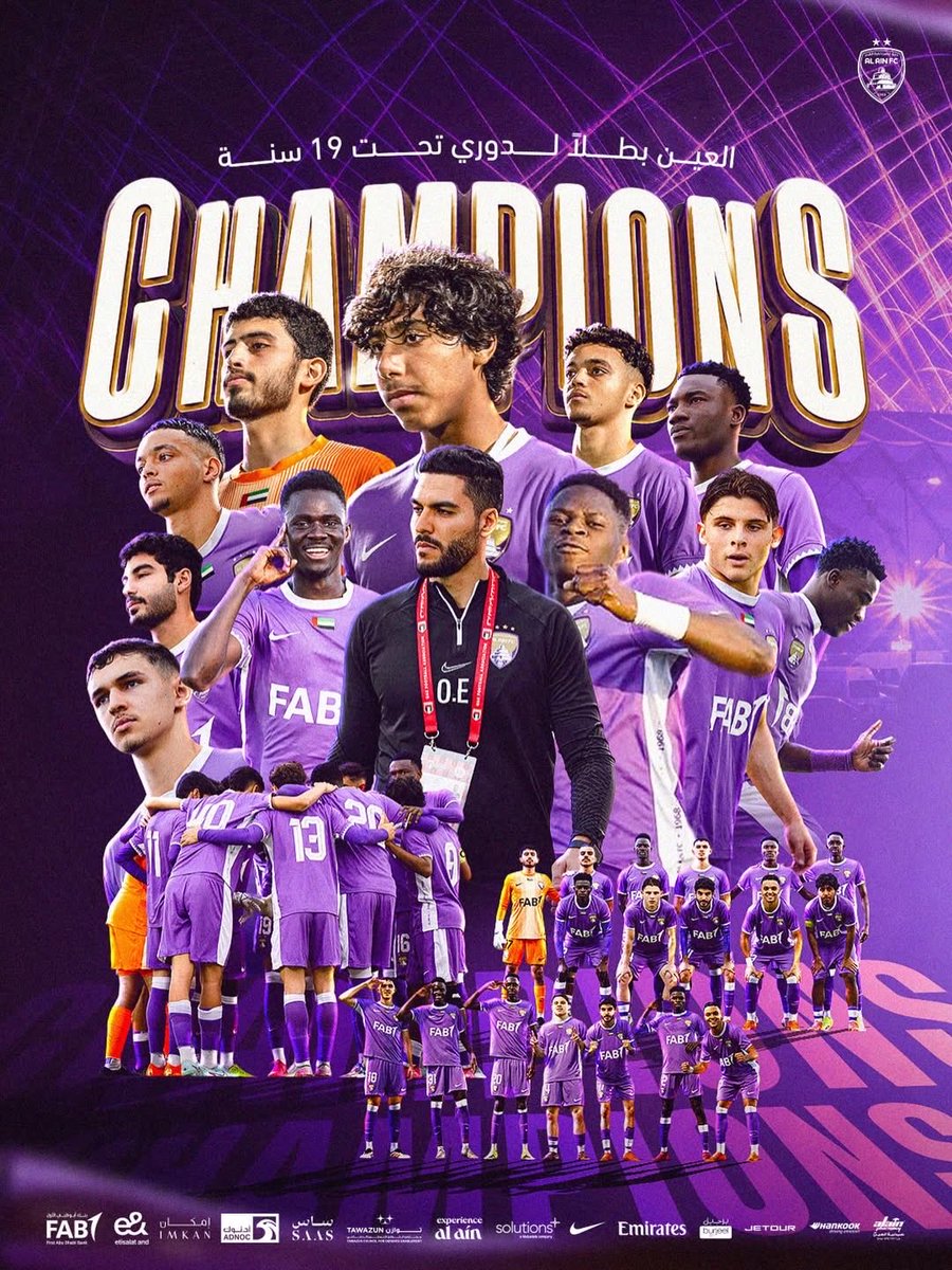 Essa_E9's tweet photo. نادي العين يسيطر عالدوري بجميع المراحل ،
مستقبل واعد 💜، موسم تاريخي للزعامة 👏🏽
#AlAinFC https://t.co/BikPqtrbSP