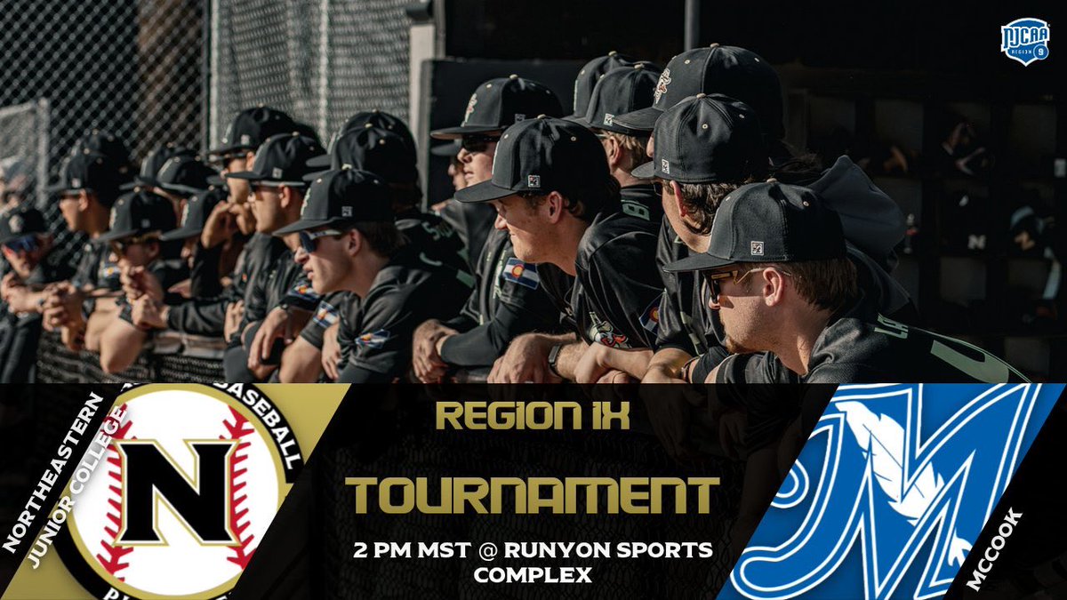 BsbNortheastern's tweet photo. Gameday vs McCook
⏰: 2 pm MST 
📺: https://t.co/orxr69vlXB
📻: https://t.co/TJ0zdm7mhh

@JucoRouteHQ @_TheJBB @The_Noah_Sharp @2YearBaseball @Juco_Spotlight https://t.co/DYEKdEhmns