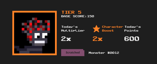 villagers_nft's tweet photo. Show us your best score from today... 👀 https://t.co/RgVb51Sian