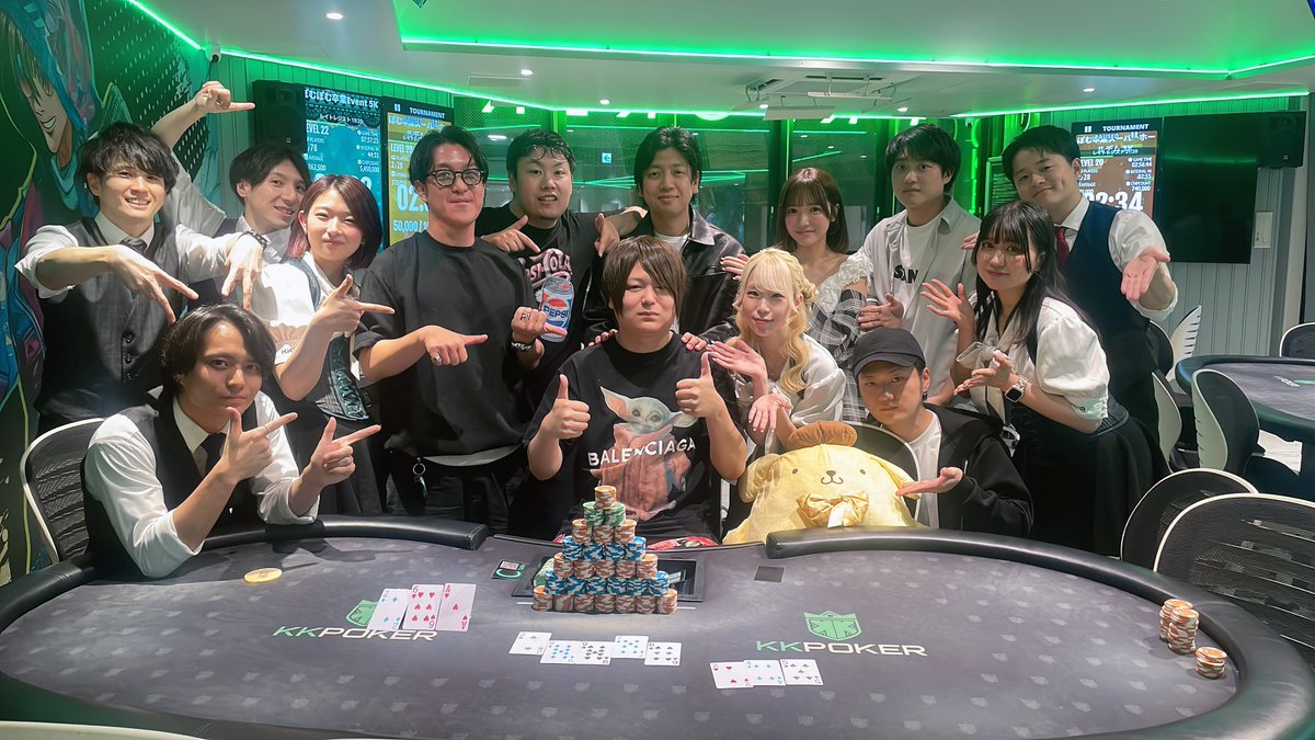 May.09.Sat ぽむ卒業スーパーホールデム 3K 1st TAKA様 2nd makky777様