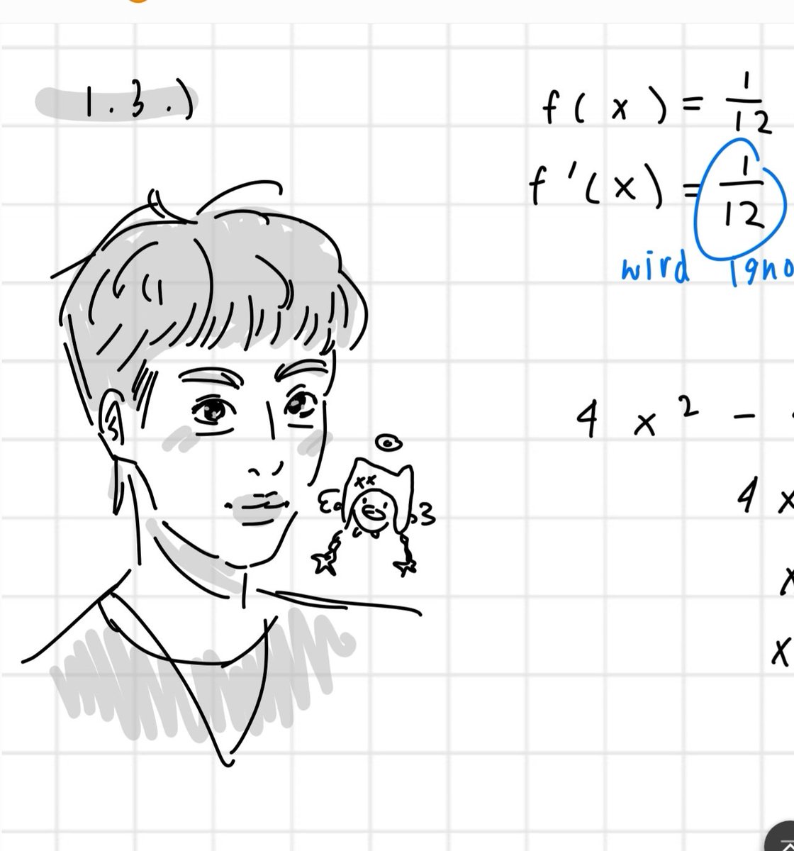 Drawing in class instead of paying attention A tale as old as time