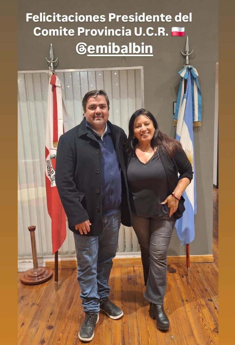 lorena__prieto's tweet photo. Es una alegría poder acompañar al nuevo presidente del comite provincia @EmiBalbin en su gestión. https://t.co/skTYEoZPra