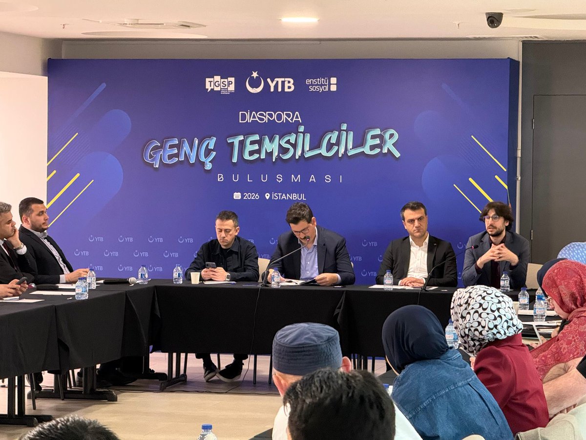 tgsptr's tweet photo. Başkan Vekilimiz M. Kürşat Karaca ve Yönetim Kurulu heyetimiz, Enstitü Sosyal ev sahipliği ve YTB iş birliğiyle düzenlenen “Diaspora Genç Temsilciler Buluşması” programına katılım sağladı.

Yurtdışında yaşayan genç sivil toplum temsilcilerinin bir araya geldiği programda; gençlik çalışmaları, uluslararası iş birlikleri, kapasite gelişimi ve diaspora gençlerinin Türkiye ile bağlarının güçlendirilmesine yönelik verimli istişarelerde bulunuldu.

Gençliğin enerjisiyle, sınırları aşan güçlü bir sivil toplum vizyonu için çalışmaya devam ediyoruz. 🇹🇷
