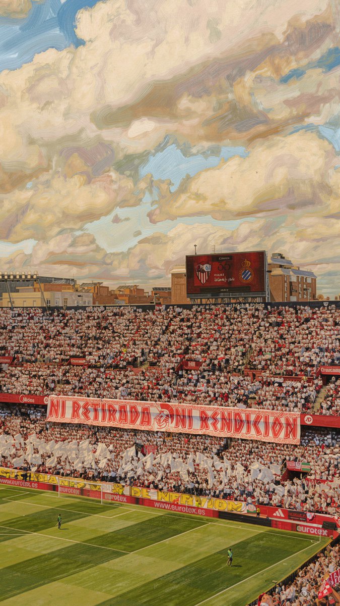 Hay una peña en Sevilla, que no deja de animar 

#SevillaFC #BN