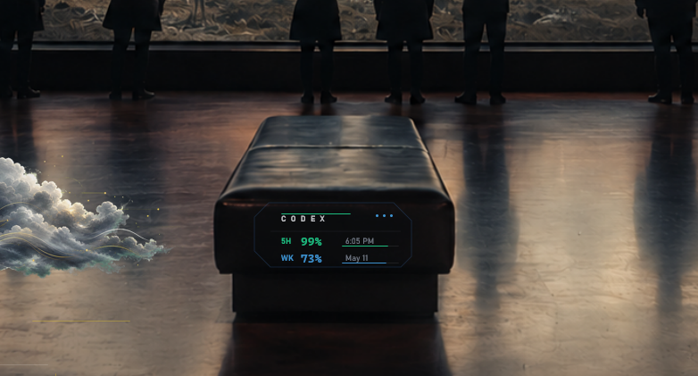 petes's tweet photo. Added a few new panels for this Codex usage rate limits tracker.

A couple of more thin line, sleek panels too. 🙂
Works with Rainmeter. https://t.co/QffGZoGbil