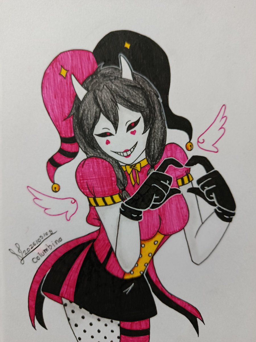 HipnosDraws's tweet photo. Minha versão da Columbina 🩷

#art #draw #drawingart #drawing #thefreakcircus #columbina #fanart https://t.co/66lf0tXK1V