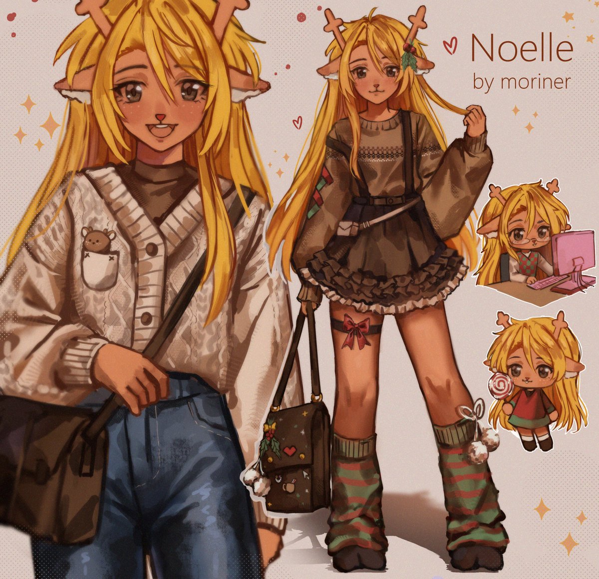 moriner_7's tweet photo. Noelle Holiday ✨💛
#Deltarune #Noelle https://t.co/Xm7KHBol6p