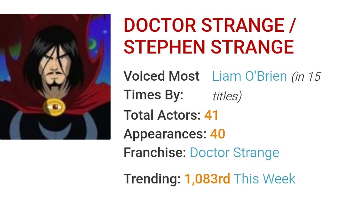 House0fstrange's tweet photo. it’s crazy that liam o'brien voiced 15 different versions of him. https://t.co/OCdvUDwi4o