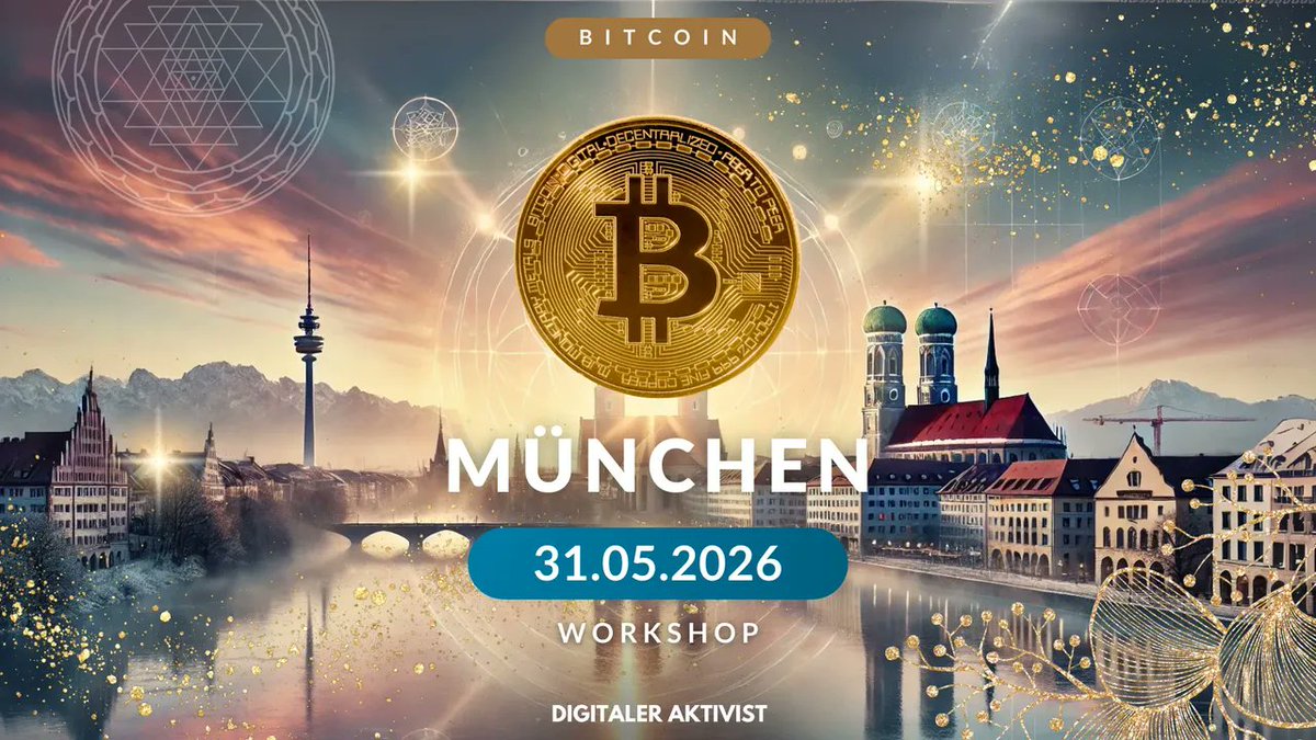 Michael_Ballweg's tweet photo. Workshop: Bitcoin verstehen & souverän nutzen | München 31.05.2026

In unserem Bitcoin-Workshop lernst Du in nur einem Tag, wie Du Deine Bitcoin sicher verwahrst, versendest, empfängst und im Alltag nutzt – ganz ohne Vorwissen.

Warum die Zeit drängt
❌ Bargeld stößt an Grenzen: Obergrenzen, Transportrisiken und schleichender Kaufkraftverlust
❌ Edelmetalle sind wertvoll, aber im Alltag und auf Reisen schwer nutzbar
❌ Ohne praktische Erfahrung mit Alternativen fehlt Dir in Krisen die Handlungsfähigkeit

Was Du mit nach Hause nimmst
✅ Eine sicher eingerichtete Hardware-Wallet (BitBox02)
✅ Eine Lightning-Wallet für schnelle Zahlungen
✅ Die Fähigkeit, Bitcoin zu kaufen, zu senden und zu empfangen
✅ Praktisches Know-how für echte Anwendung im Alltag
✅ Sicherheit im Umgang mit Deiner eigenen Verwahrung
✅ Zugang zur Unterstützungsgruppe für Austausch & langfristige Begleitung

Dieser Workshop ist nicht nur eine Einführung in Bitcoin –
er ist Dein Einstieg in finanzielle Selbstbestimmung und Krisenfestigkeit.

📅 Datum: 31.05.2026
🕙 Uhrzeit: 10:00 – 18:00 Uhr
📍 Ort: München

⬇️ Hier anmelden:
https://t.co/vyFIuzp6nt

Weitere Informationen:
https://t.co/g8d8CpsnNT

@digiaktivist  #Veränderung #Geldsystem #Mobilität #München