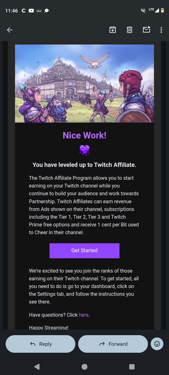 breaugar's tweet photo. WE DID IT EVERYBODY!!! WE MADE AFFILIATE!!! Thank you to everyone who has supported me on this journey! 💜💜💜 YOU GUYS ARE ALL ROCKSTARS 🤟😎💯  NOW LETS GET READY FOR THE ADVENTURE!!! 

https://t.co/ek3l7HCUE0

#twitchaffiliate #PathToAffiliate #blessed #fyp #hyped https://t.co/RCLeTCORiq