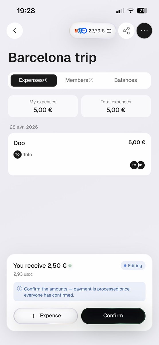redadeveloper's tweet photo. My app is looking so good, I am so proud. 
Last month have been about polishing, security, and ops. 
Spliz is now fully ready for beta testers ! ⚡️

Bonus: If you test the app now you will have 3 months of free premium https://t.co/FrbTBZY8pc