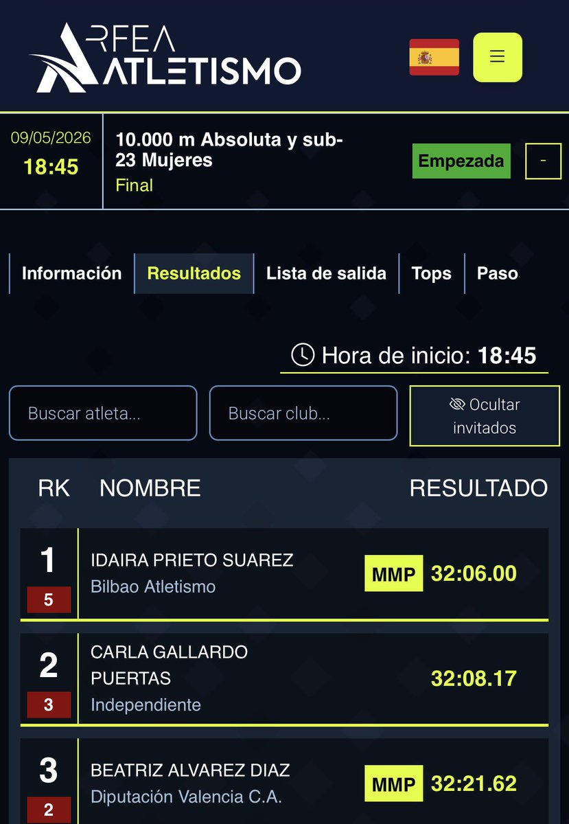 fatletismeib's tweet photo. CARLA GALLARDO, SUBCAMPIONA D’ESPANYA ABSOLUTA DE 10.000! 🥈🇪🇸
L’atleta balear ha debutat de forma impecable a la prova, 32:08.17, lluitant per l’or fins els darrers metres. Enhorabona! 👏🏼 

📸 @fatletismeib 

@atletismoRFEA @esportsIB @Carlita_g7 @PUMA #atletesfaib #ShortsFAIB https://t.co/nlTsMcplFW