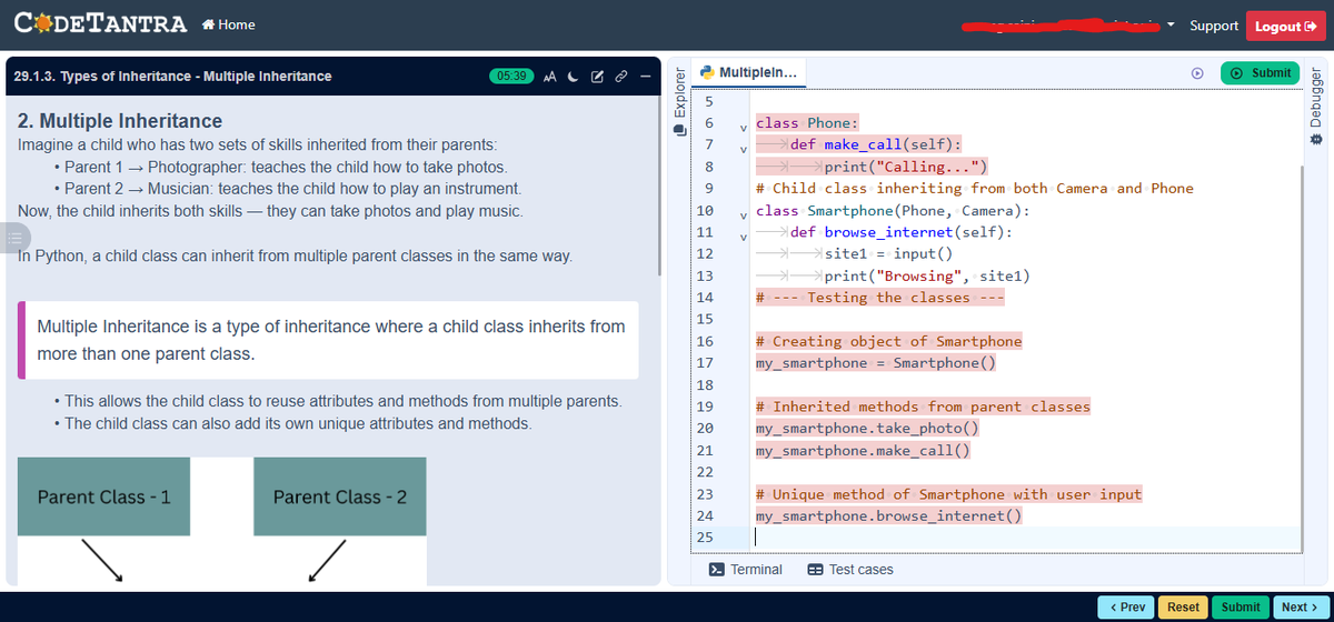 AnuragSaini03's tweet photo. Day 48 of #100DaysOfCode 🚀
Practiced OOP inheritance questions 🐍
Solved coding problems to strengthen concepts 💻
Getting more confident with OOP 📈
#Python #Day48 #OOPS #CodingJourney https://t.co/KohL33tJNH