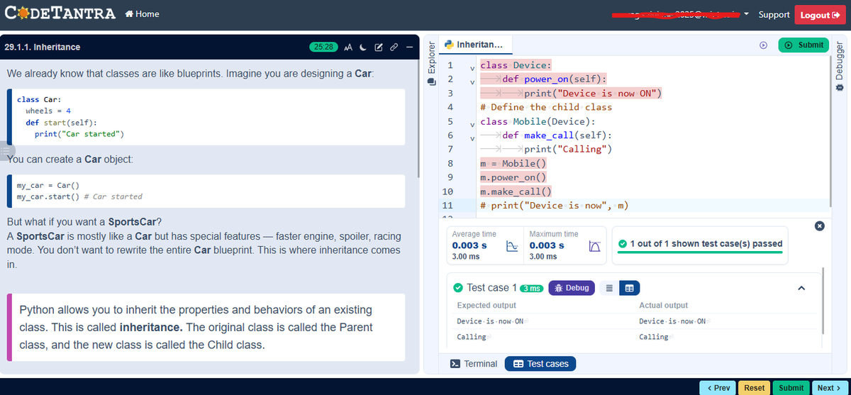 AnuragSaini03's tweet photo. Day 48 of #100DaysOfCode 🚀
Practiced OOP inheritance questions 🐍
Solved coding problems to strengthen concepts 💻
Getting more confident with OOP 📈
#Python #Day48 #OOPS #CodingJourney https://t.co/KohL33tJNH